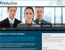 Tablet Screenshot of proactivestaff.com